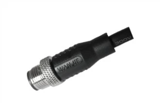 M12, прямой, неэкранированный, A-, 5-контактный кабель из ПВХ, 1,0 м, M12X1,0