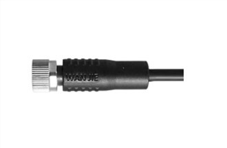 M8, гнездо, прямое, неэкранированное, A-Кодирование, 6PIN PUR 1,0M M8X1.0