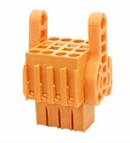 Пружинная заглушка, двухуровневый соединитель с шагом 3,5 мм и крючком