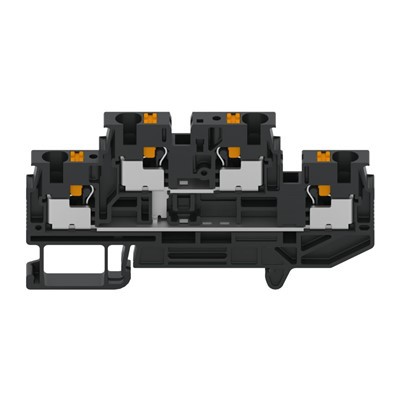 Проходной соединитель клеммного блока на DIN-рейку 4,0 мм2